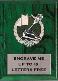 6"x8" Lacrosse Millennium Plaque [PMC68-LC]