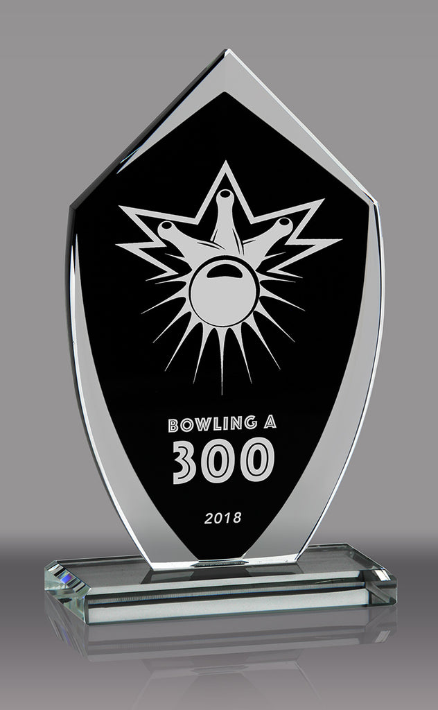 Shield Shaped Crystal Award- 7.25 inch [CSHSS-7]