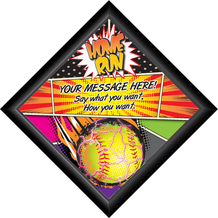 Diamond Plaque- Softball [PFCDIA-8-SB]