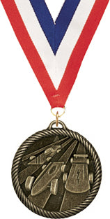 Pinewood Derby Medal- Gold [M2SCH-PNWD-G]