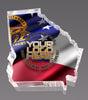 Georgia Full Color Paperweight Acrylic Award - 6.5 x 5 inch [ASTT-GA-L-FC-Q]