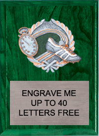 7"x9" Track Millennium Plaque [PMC79-TK]