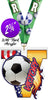 Soccer Victory Colorix Acrylic Medal [MACR2-V-SC-Q]