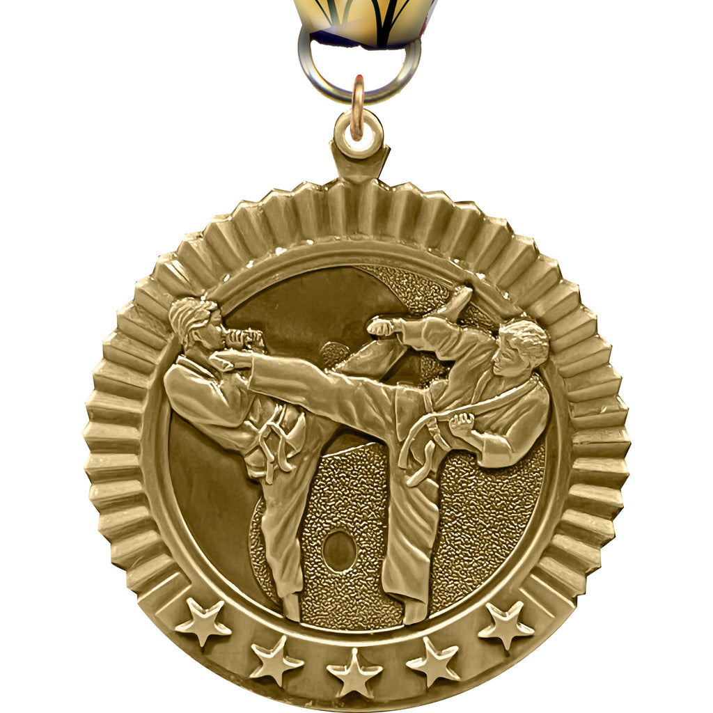 Martial Arts Male 5 Star Medal