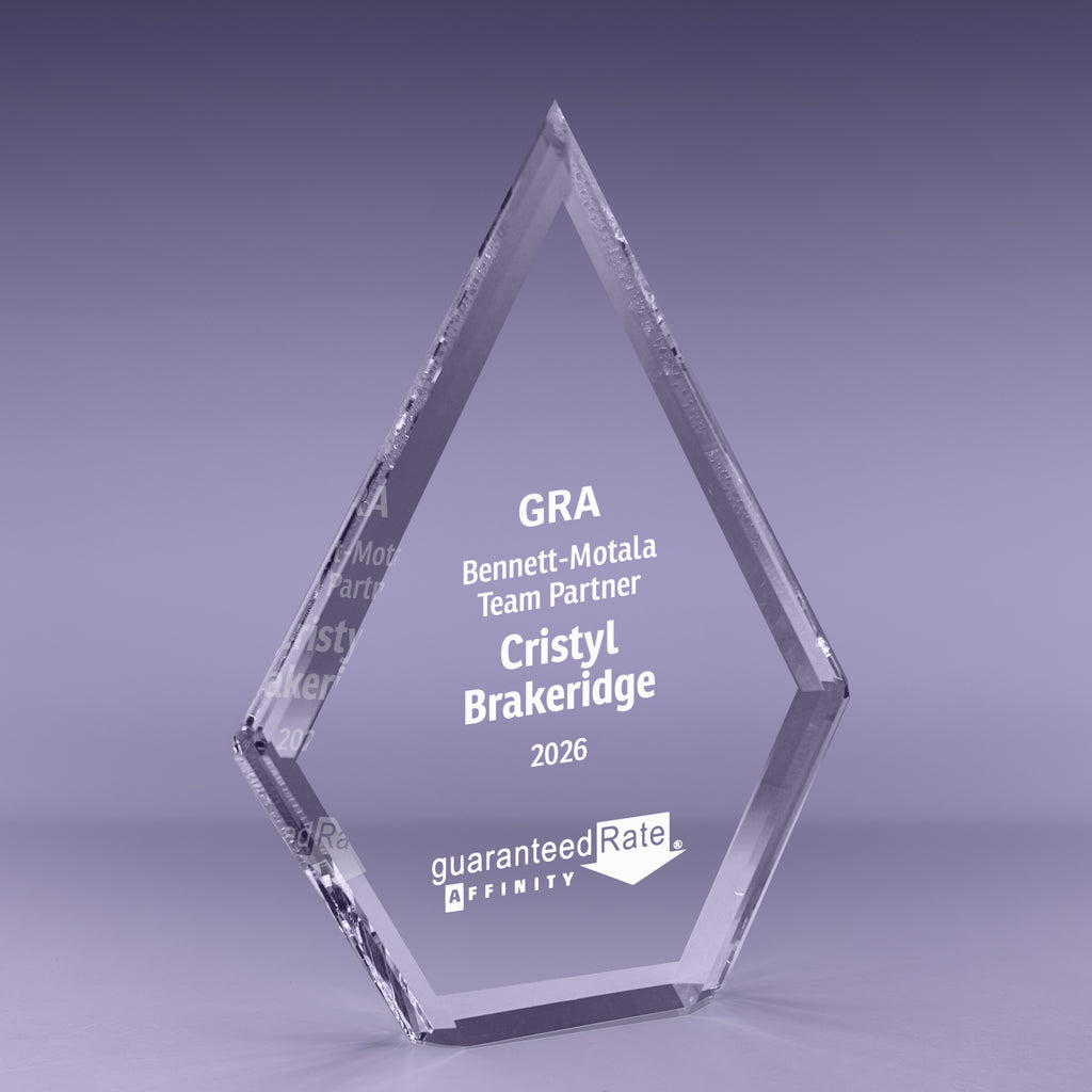 9 inch Multi Bevel Brilliance Diamond Acrylic Award [ATMBDIA-9-C]