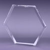 7 inch Multi Bevel Brilliance Hexagon Acrylic Award [ATMBHX-7-C]