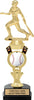 Baseball Trophy with Spinning Ball [TSB2DF3-BS]