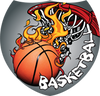 Basketball Flame Shield Insert [SH-2621]