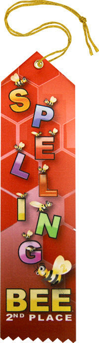 Spelling Bee - 2nd Place Colormax Ribbon [RCM-SPB-2ND]