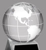 Optical Crystal Globe Award - 4.5 inch [CRG-140]