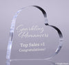Acrylic Heart Award- 4.5 inch [A75HRT-4-Q]