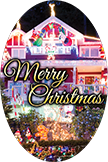Christmas - Christmas Decorations Oval Insert [OV-4209]