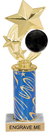 Bowling Shooting Star Spinning Trophy [TSSS12-BW]
