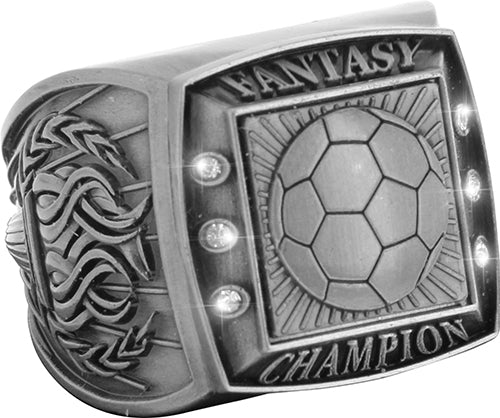 Fantasy Champion Ring with Activity Insert- Soccer Silver [RGSJ-S-FANCH-SC]