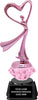 Dance Pink Metallic Trophy on Synthetic Regal Base [TDRPNK8-LOD]