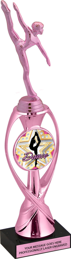 Pink Ribbon Riser Trophy [TPRR12-P]