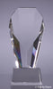 Faceted Crystal Fan Award - 7.5 inch [CM40-7]