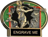 Lacrosse Female Burst Thru Oval [BT7-LCF]