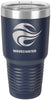 Polar Camel 30 oz. Ringneck Navy Blue Vacuum Insulated Tumbler w/Clear Lid [TVIJ311]
