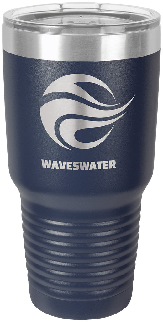 Polar Camel 30 oz. Ringneck Navy Blue Vacuum Insulated Tumbler w/Clear Lid [TVIJ311]