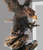 Custom Eagle on Rock Resin with Engravable Jade Crystal [RMEG806-FC]