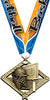 Basketball Diamond Star Medal [MDS2-BK]