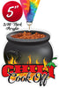 Chili Cook Off Colorix-M Acrylic Medal [MACR5-CHLI-Q]