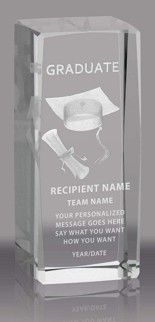 Graduate 3D Laser Sport Crystal [CMSPRT-GD]