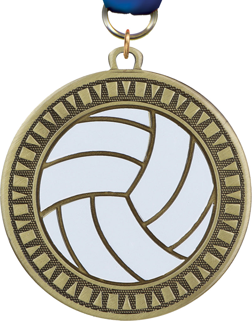 2 3/8" Volleyball Velocity Medal [MPVLCT2-VB]