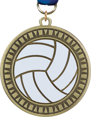 2 3/8" Volleyball Velocity Medal [MPVLCT2-VB]