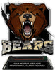 Bears Mascot Colorix-T Acrylic Trophy [TACR6-MSCT-BEAR-Q]