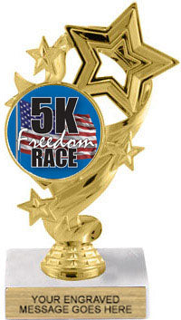 Four-Star Custom Insert Trophy [TXi-C49]