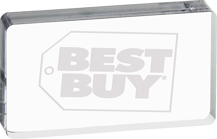 Acrylic Logo Block- 4x2.25 inch [ALB-4X225-Q]