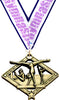 Gymnastics Female Diamond Star Medal - Gold [MDS2-GF]