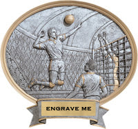 Volleyball Sport Legend Ovals - Male [SLO8-VBM]