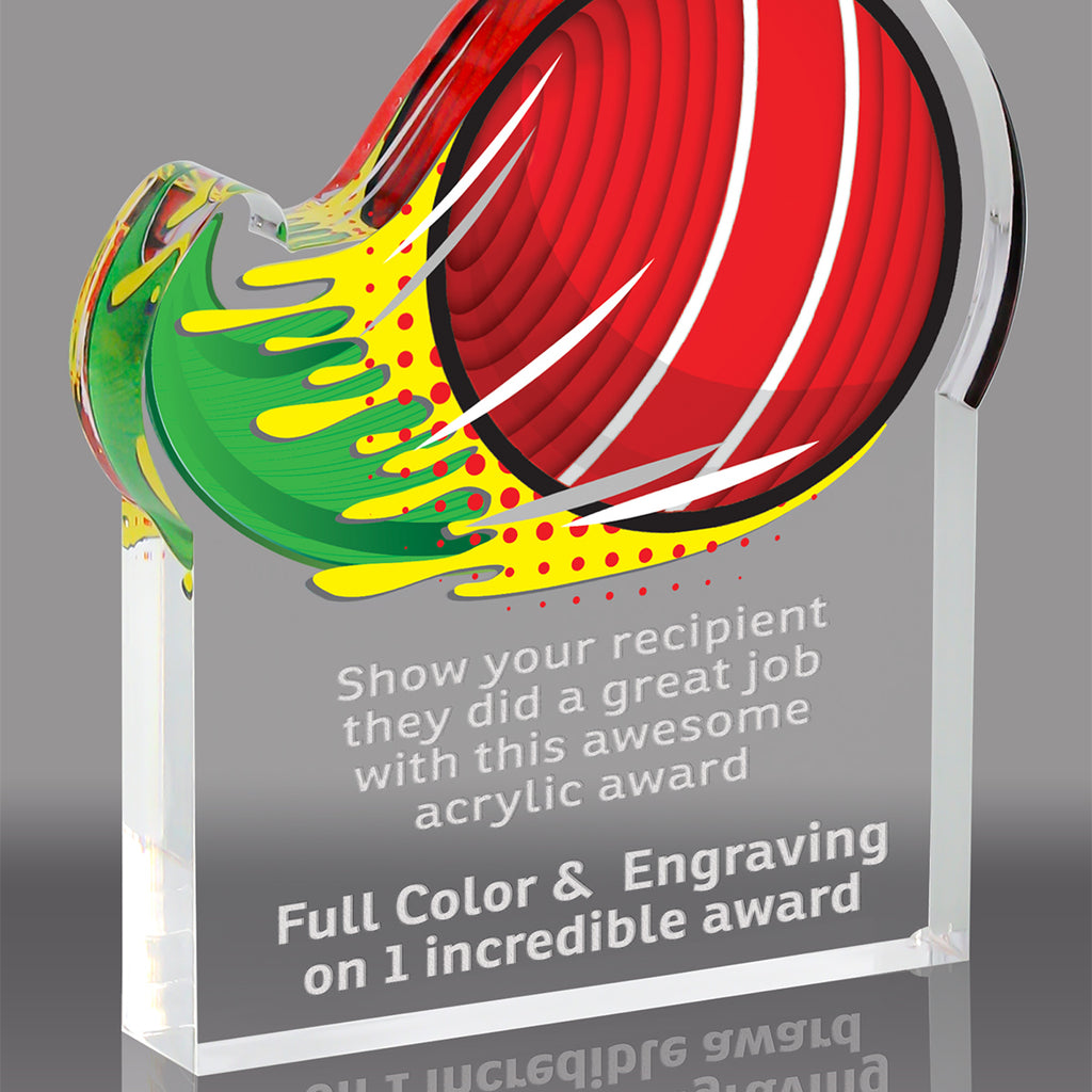 Croquet Splatters Acrylic Awards