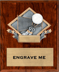 Volleyball Color Diamond Plaque [P9RCD75-VB]