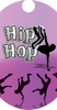 Dance- Hip Hop Dog Tag Insert [DT-1260]
