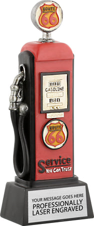 Vintage Gas Pump Resin Trophy - 11.75 inch [RJGAS2]
