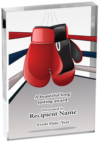 Boxing Vibrix Acrylic Award [A46BV-BX]
