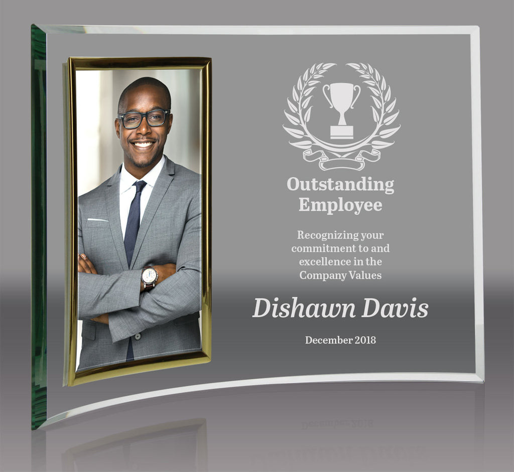 Jade Crystal Photo Frame- 9x13 inch [GJPHO913]