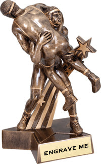 Wrestling Superstar Resin Trophies