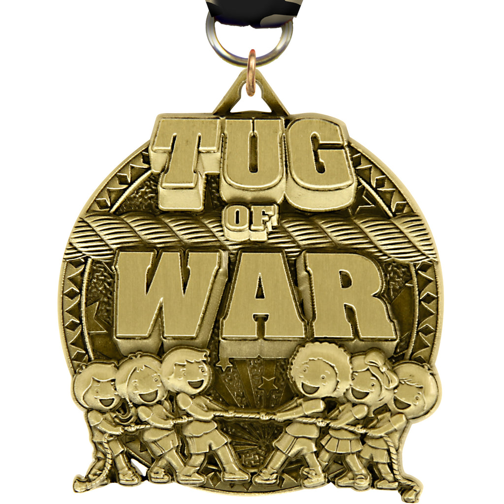 2" Tug of War Youth Ultra-Impact 3-D Medal [MDTD2-TGOWRYT]