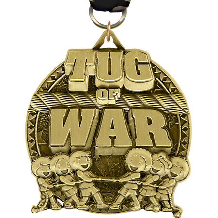 2" Tug of War Youth Ultra-Impact 3-D Medal [MDTD2-TGOWRYT]