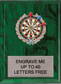 6"x8" Darts Millennium Plaque [PMC68-DT]