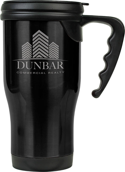 14 oz Laserable Travel Mug- Black [JCTM14-061]
