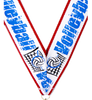 7/8 x 30 in. Volleyball Super Sport Neck Ribbon [NKRB-4047]