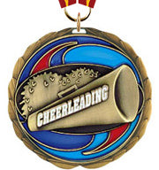 Cheer Epoxy Color Medal - Gold [MEC2-CH-G]