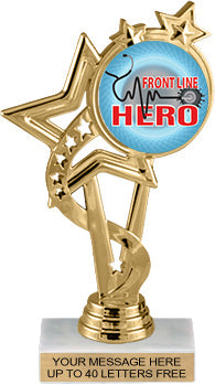 Exclusive Star Color Insert Trophy [Ti-TD-1]