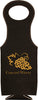 Black Leatherette Wine Bag  [WNHJ-256]
